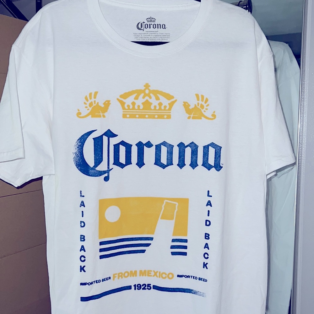 corona beer tee 🍻